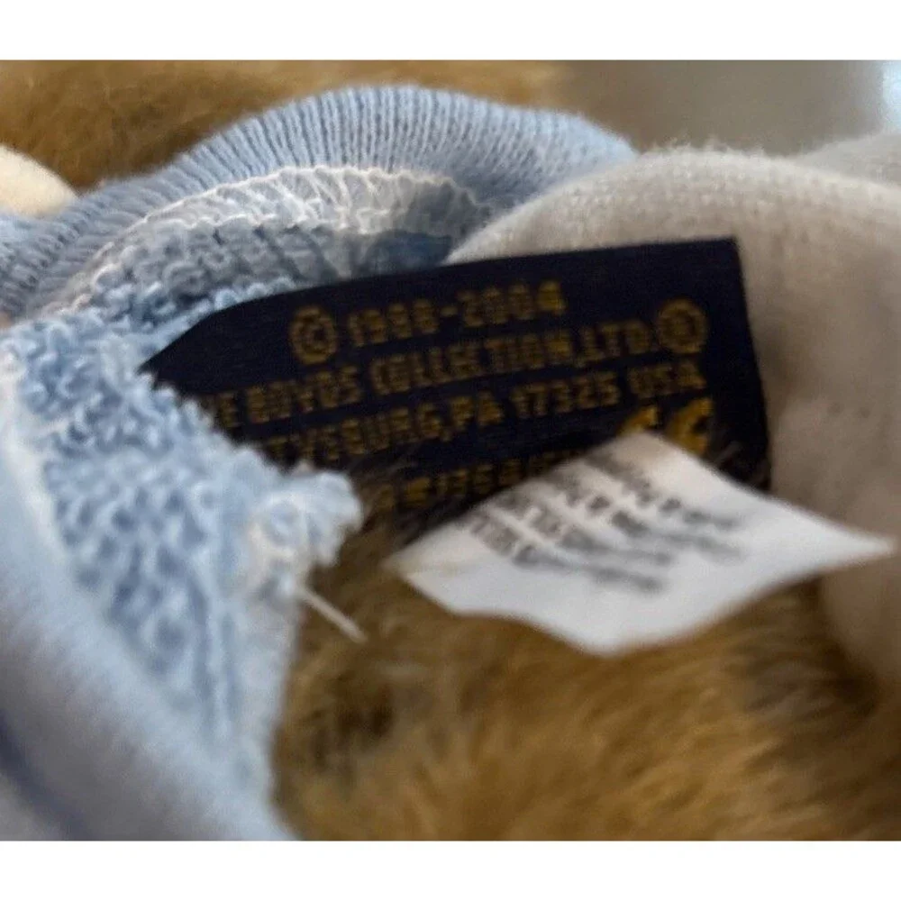 Vtg Boyds Bears Winney Wimbleton 903309 Plush Bear Baby Blue Tennis Dress Preown